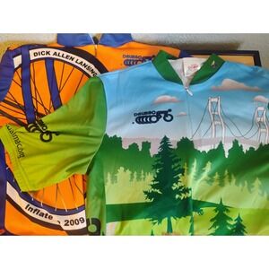 2 Dalmac Biker Cycling Jerseys Shirts Adult Large Great Clean‎ Shape